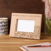 Create Your Own QR Code and Text Engraved Frames レーザー彫刻フレーム (左)