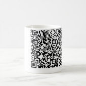 Create Your Own QR Code Funny Coffee Mug Gift コーヒーマグカップ (中央)