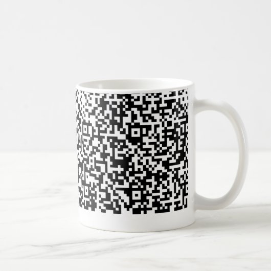 Create Your Own QR Code Funny Coffee Mug Gift コーヒーマグカップ (右)
