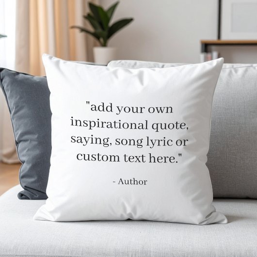 Create Your Own Quote クッション