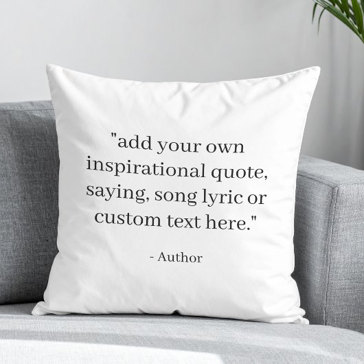 Create Your Own Quote クッション