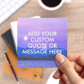 Create Your Own Quote シール