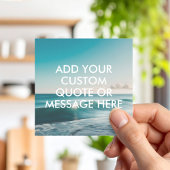 Create Your Own Quote シール