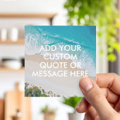 Create Your Own Quote シール