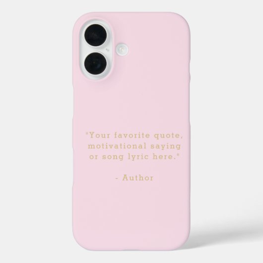 Create Your Own Quote Case-Mate iPhoneケース (裏面)