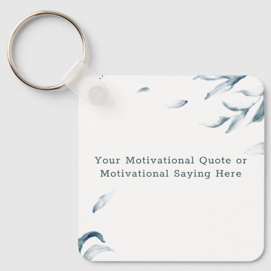Create Your Own Quote Keychain  キーホルダー (正面)