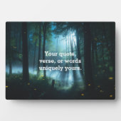 Create Your Own Quote Plaque フォトプラーク (正面)