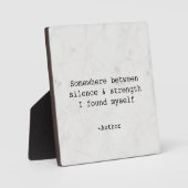 Create Your Own Quote Plaque フォトプラーク (正面)