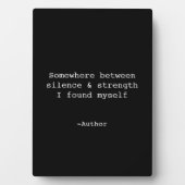 Create Your Own Quote Plaque フォトプラーク (正面)