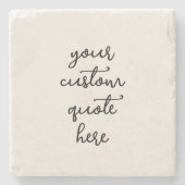 Create Your Own Quote Stone Coaster ストーンコースター (正面)