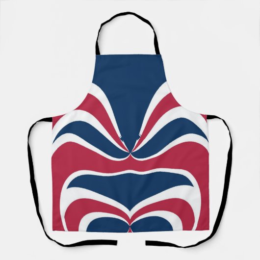Create Your Own Red and Blue エプロン (正面)