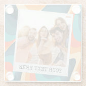 Create Your Own Retro Photo ガラスコースター (裏面)