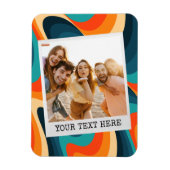 Create Your Own Retro Photo マグネット (縦)