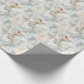Create Your Own Romantic Vintage White Angels ラッピングペーパー (角)