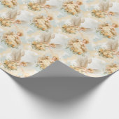 Create Your Own Romantic Yellow Roses Angels ラッピングペーパー (角)