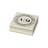 Create Your Own Round Return Address ラバースタンプ (スタンプ)