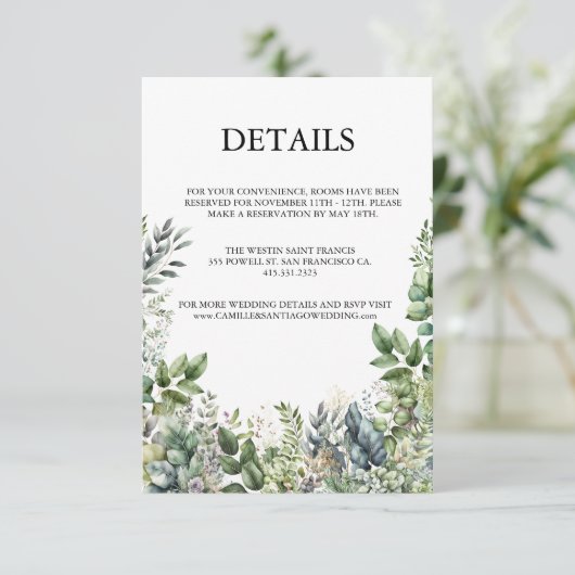 Create Your Own Rustic エンクロージャーカード (スタンド正面)