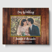 Create your own rustic photo country wedding  ゲストブック (正面)