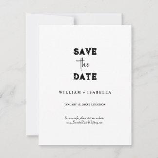 Create your own save the date cards 招待状