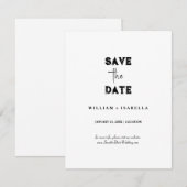 Create your own save the date cards 招待状 (正面/裏面)