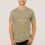 Create Your Own simple トライブレンドＴシャツ<br><div class="desc">This design is minimalist style which can be easily updated with your photo and text. If you need any help please contact me using the massage button below and I will be happy to help.</div>