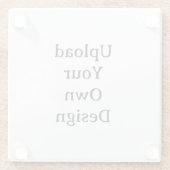 Create Your Own Simple Custom ガラスコースター (裏面)