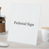 Create Your Own Simple Custom 10" X 12" Plastic 台座サイン (インサイチュ)