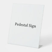 Create Your Own Simple Custom 10" X 12" Plastic 台座サイン (正面)