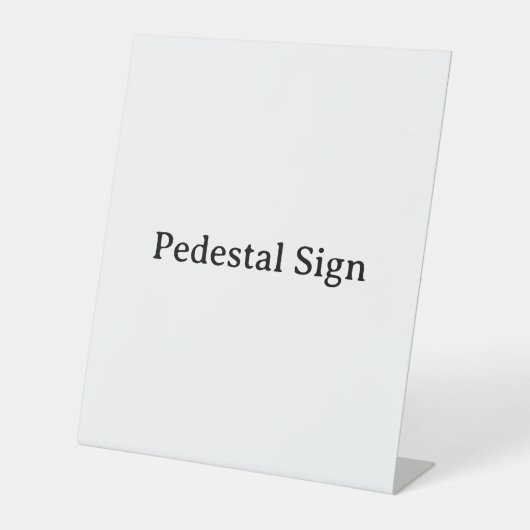 Create Your Own Simple Custom 10" X 12" Plastic 台座サイン (正面)