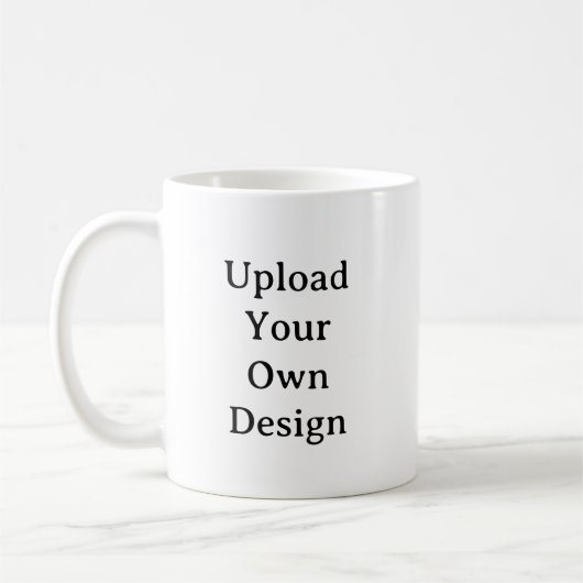Create Your Own Simple Custom 11oz コーヒーマグカップ (左)