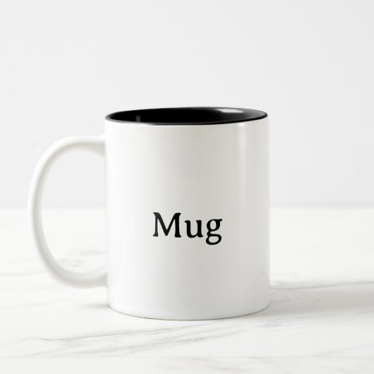 Create Your Own Simple Custom 11oz ツートーンマグカップ (左)