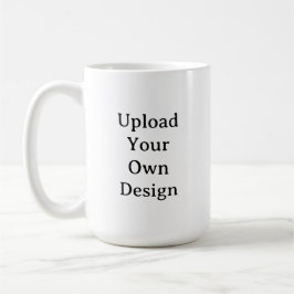 Create Your Own Simple Custom 15 oz Classic コーヒーマグカップ