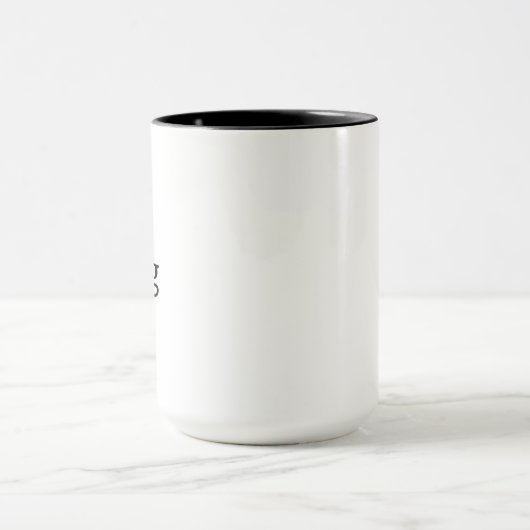 Create Your Own Simple Custom 15 oz Combo マグカップ (中央)