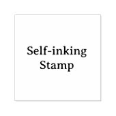 Create Your Own Simple Custom 1.5" x 1.5"  セルフインキングスタンプ (デザイン)