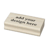 Create Your Own Simple Custom 1.5" x 3" ラバースタンプ (スタンプ)