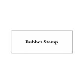 Create Your Own Simple Custom 1.5" x 3" Rubber Sta ラバースタンプ (インプリント)
