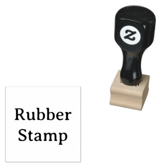 Create Your Own Simple Custom 1" x 1" Rubber ラバースタンプ