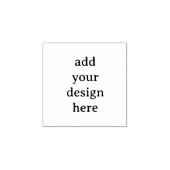 Create Your Own Simple Custom 1" x 1" Rubber ラバースタンプ (インプリント)