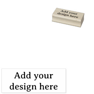 Create Your Own Simple Custom 1" x 2.5" ラバースタンプ