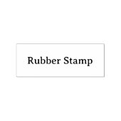 Create Your Own Simple Custom 1" x 2.5" Rubber ラバースタンプ (押印)