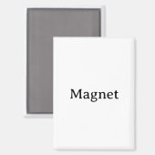 Create Your Own Simple Custom 2.5"x3.5" Rectangle マグネット (正面/裏面)
