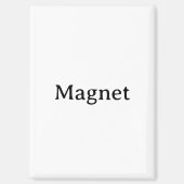 Create Your Own Simple Custom 2.5"x3.5" Rectangle マグネット (正面)