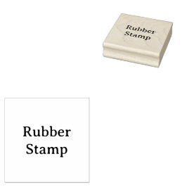 Create Your Own Simple Custom 2.5" x 2.5" Rubber ラバースタンプ