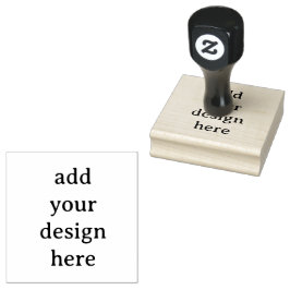 Create Your Own Simple Custom 2.5" x 2.5" Rubber ラバースタンプ