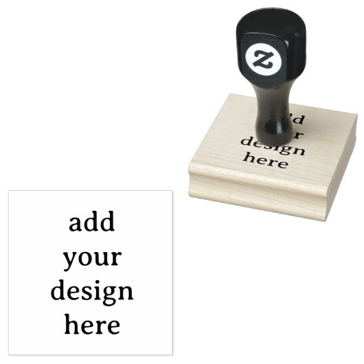 Create Your Own Simple Custom 2.5" x 2.5" Rubber ラバースタンプ (押印)