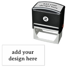 Create Your Own Simple Custom 2.9" x 1.4"  セルフインキングスタンプ