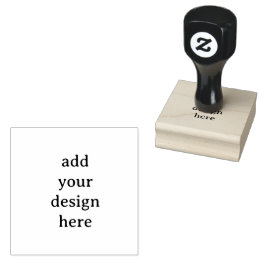 Create Your Own Simple Custom 2" x 2" Rubber ラバースタンプ