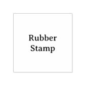 Create Your Own Simple Custom 2" x 2" Rubber ラバースタンプ (インプリント)