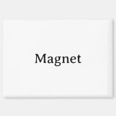 Create Your Own Simple Custom 3.5"x2.5" Rectangle マグネット (正面)