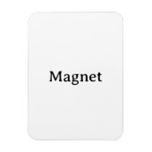 Create Your Own Simple Custom 3"x4" Flexible Photo マグネット (縦)